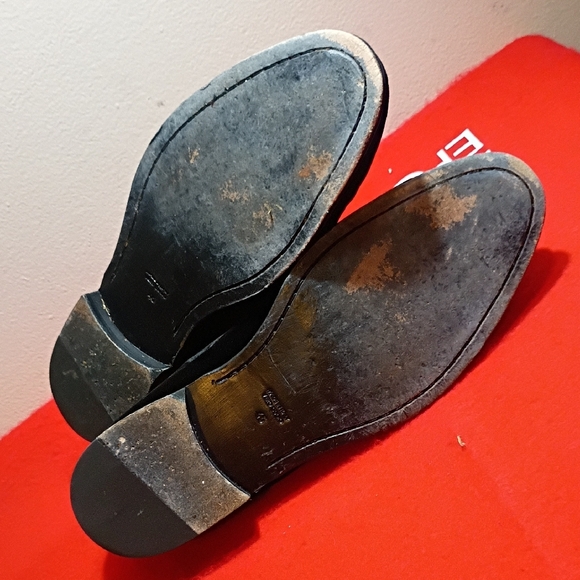 INC International Concepts Black Leather Shoes - Picture 7 of 10